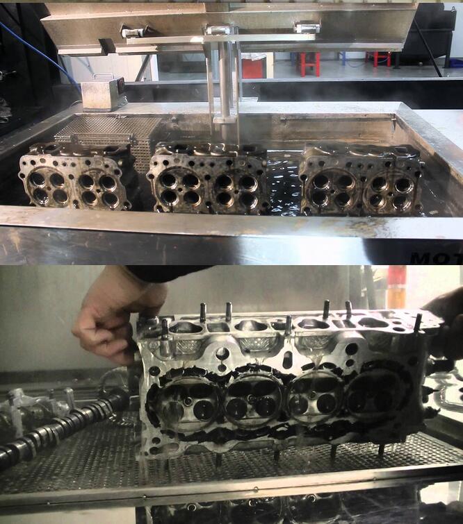Componentes del motor Limpiador industrial de ultrasonidos SS Tanque a prueba de óxido Capacidad 108L 12