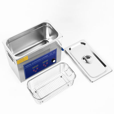 Limpiador ultrasónico industrial con temporizador de potencia 0-600W, 0~30min y AC110V/220V para desincrustación de metales automotrices