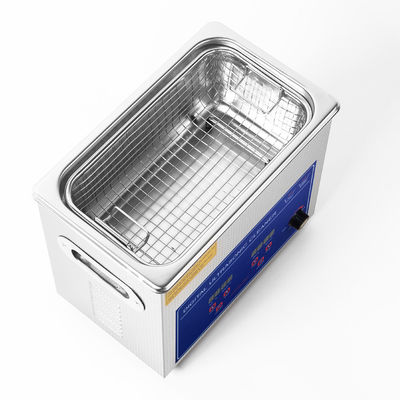 Limpieza ultrasónica ajustable de potencia de 6L con 120W de potencia y ajuste de temporizador