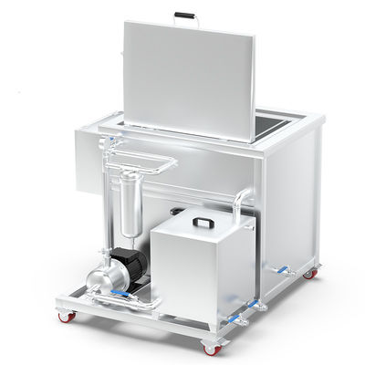 Limpieza industrial de acero inoxidable de precisión con ultrasonido 3000W Potencia de calefacción 108L 28/40KHz 20-95°C