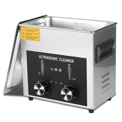 Limpieza profesional por ultrasonido 3L 120W Limpieza de joyas por ultrasonido comercial con temporizador codificado, calentador y canasta, aplicación múltiple para joyas, gafas, cadenas, relojes