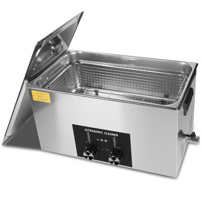 Limpieza profesional por ultrasonido 22L 480W para joyería Gafas cadenas Relojes con temporizador codificado Cesta de calefacción multi-aplicación