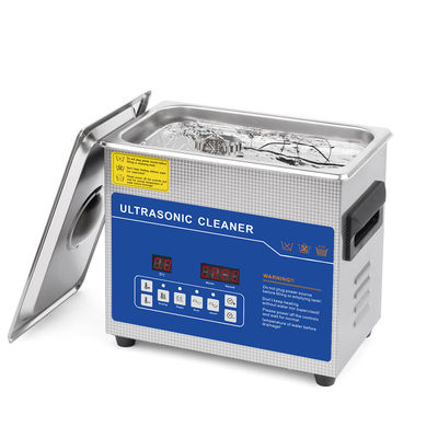 3L limpiador digital de acero inoxidable de doble frecuencia con calentador y temporizador para dentaduras, monedas, joyas, herramientas