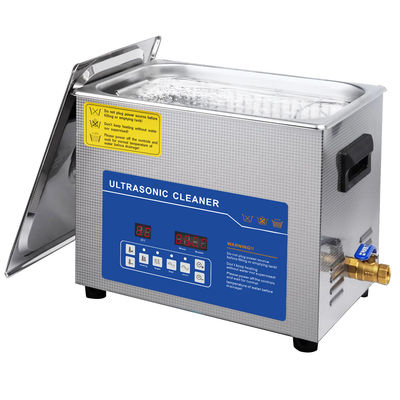 Limpieza industrial de ultrasonido de 10 litros Calentador de energía de 240W Temporizador de control digital Acero inoxidable para motocicletas Partes de herramientas Cadenas