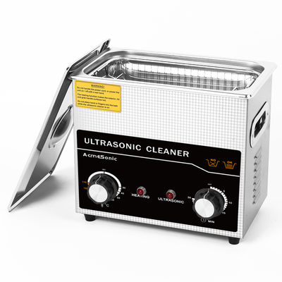 Limpieza de agua caliente de 3L con ultrasonido 160W Control de calor 60W Potencia ultrasónica 100W Potencia de calefacción