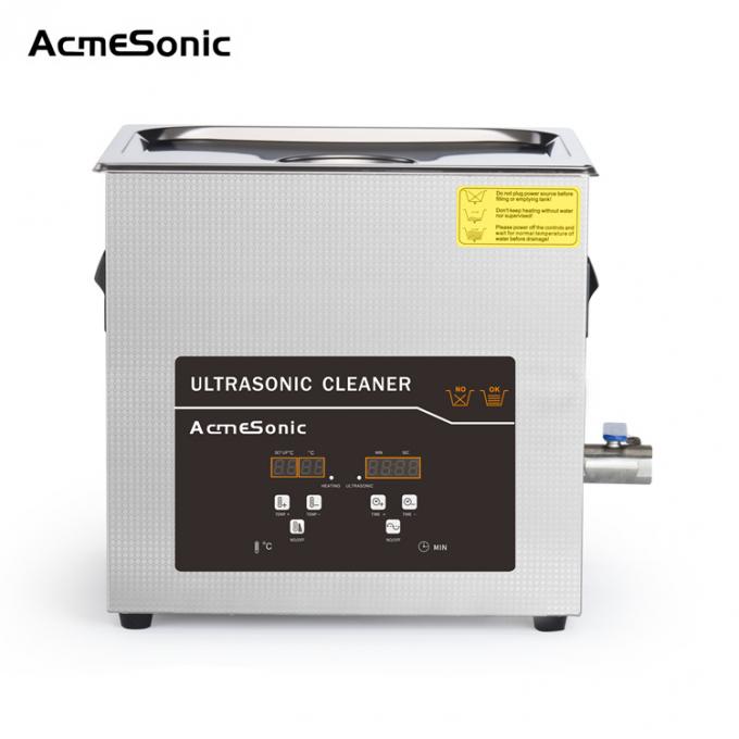 SUS304 limpiador de inyectores de combustible por ultrasonidos 240W para piezas de hardware 2