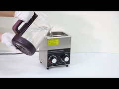 Limpieza mecánica por ultrasonidos 60W con limpieza con agua caliente