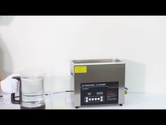 Limpieza de piezas por ultrasonido de 6L SUS 304 Limpieza por ultrasonido de laboratorio de materiales